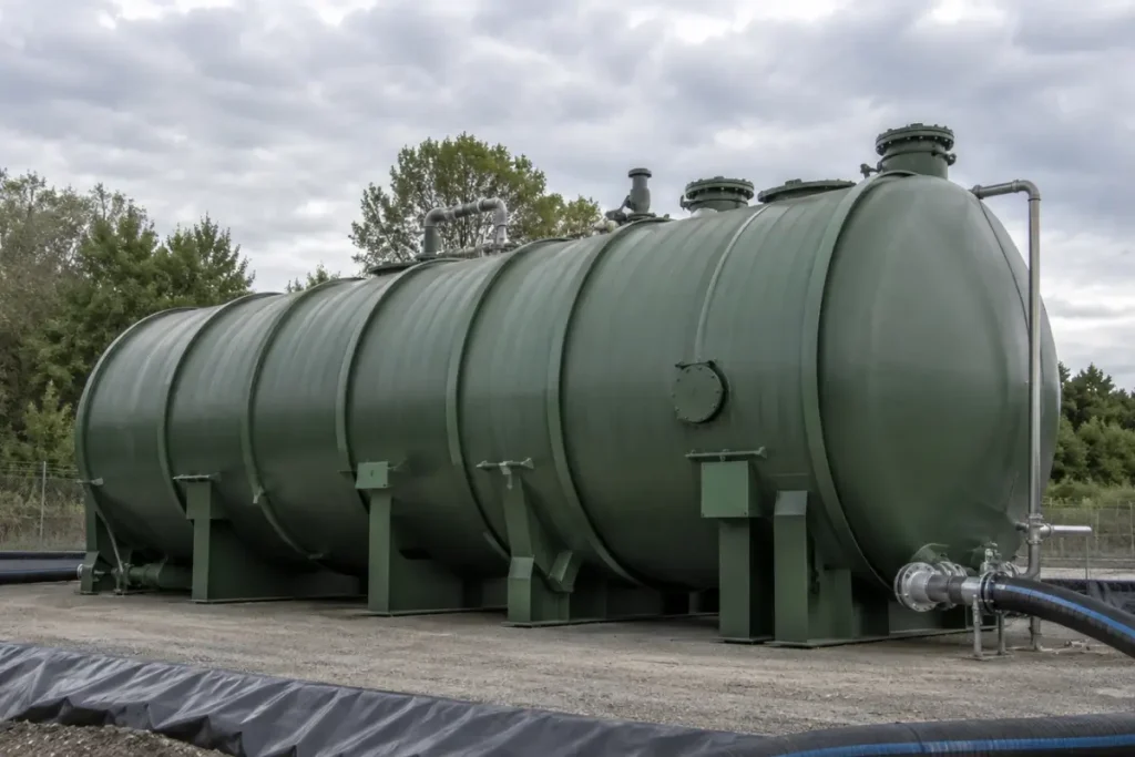 industrial emergency sewer storage system